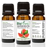 BioFinest Watermelon Fragrance Oil - 100% Pure & Natural - for Home Aromatherapy, Essential Oil Diffuser, Air Refresher, Skin and Hair Care Cosmetic Flavoring Candles Soap Spray - Free E-Book (10ml)