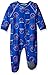 NCAA Boise State Broncos Infant Boys Sleepwear All Over Print Zip Up Coveralls, 24 Months, Collegiate Royal