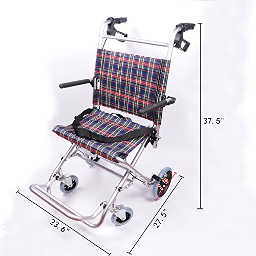 Wotefusi Brand New Foldable Lightweight Medline Manual Wheelchair Chair Footrest 36cm Width For Adult Kids - Thumbnail 3