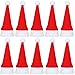 Shappy 20 Pack Mini Santa Christmas Hats for Dinner Table Cutlery Holders