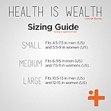 Plantar Fasciitis Relief Compression Socks: Health Is Wealth Anti Fatigue Medical Sock Sleeve for Men and Women - Improves Blood Circulation, Provides Relief for Swelling, Cramps