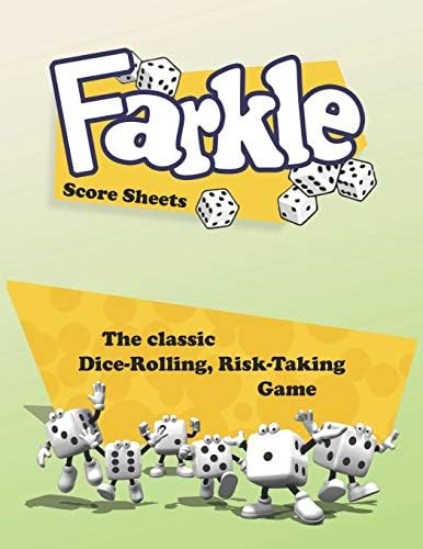 Farkle Score Sheets: 100 Farkle Score Pads, Farkle Dice Game, Farkle Game Record Keeper, Farkle Record Book Paperback – May 28, 2019