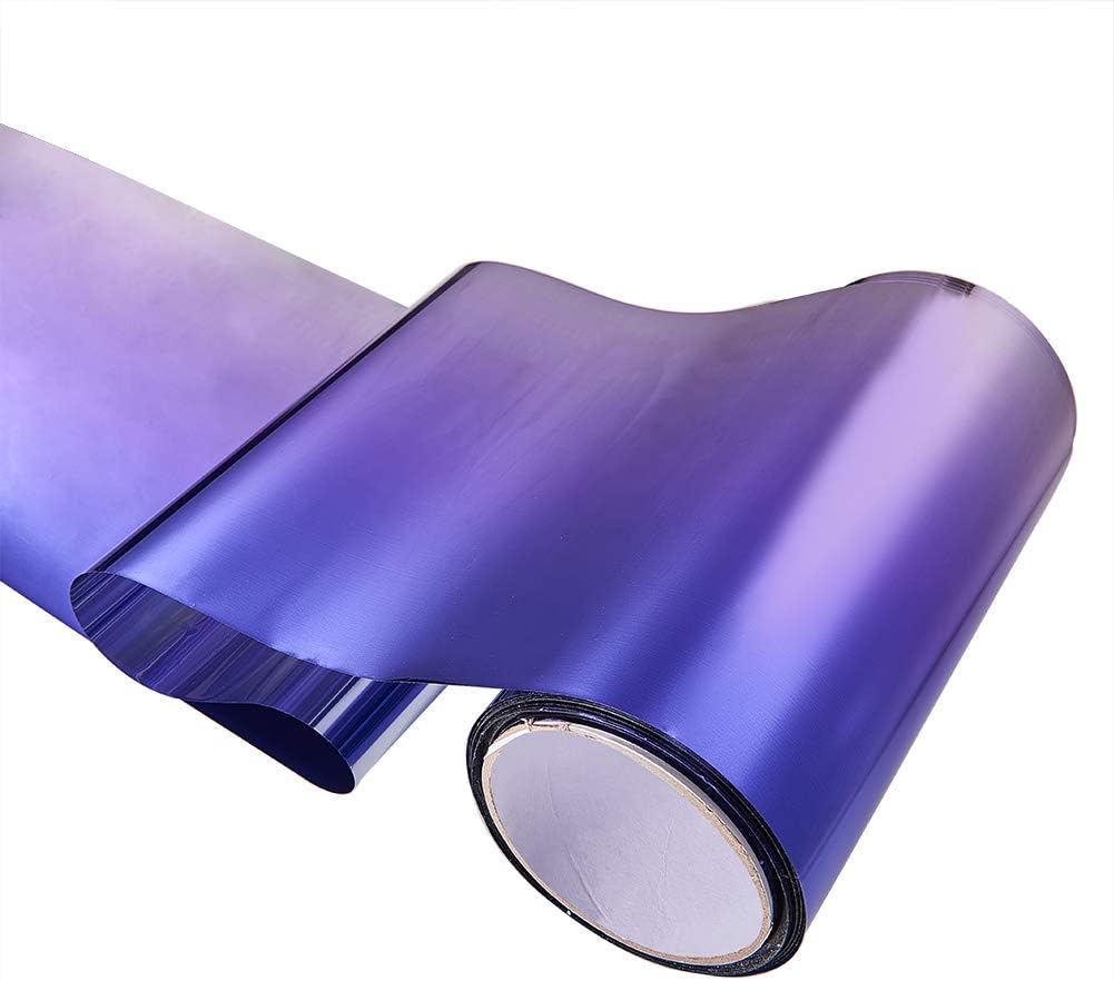 ATMOMO Purple Gradual Color Front Windshield Films Vinyl Car Wrap Sticker Decal Air Release Film 7.8 Inch x 59 Inch