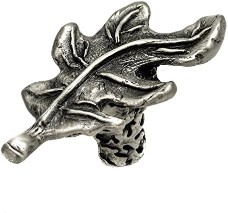 Carpe Diem Hardware 2085-11 Oak Leaf Satin Oak Leaf Knob