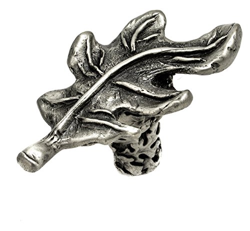 Carpe Diem Hardware 2085-11 Oak Leaf Satin Oak Leaf Knob