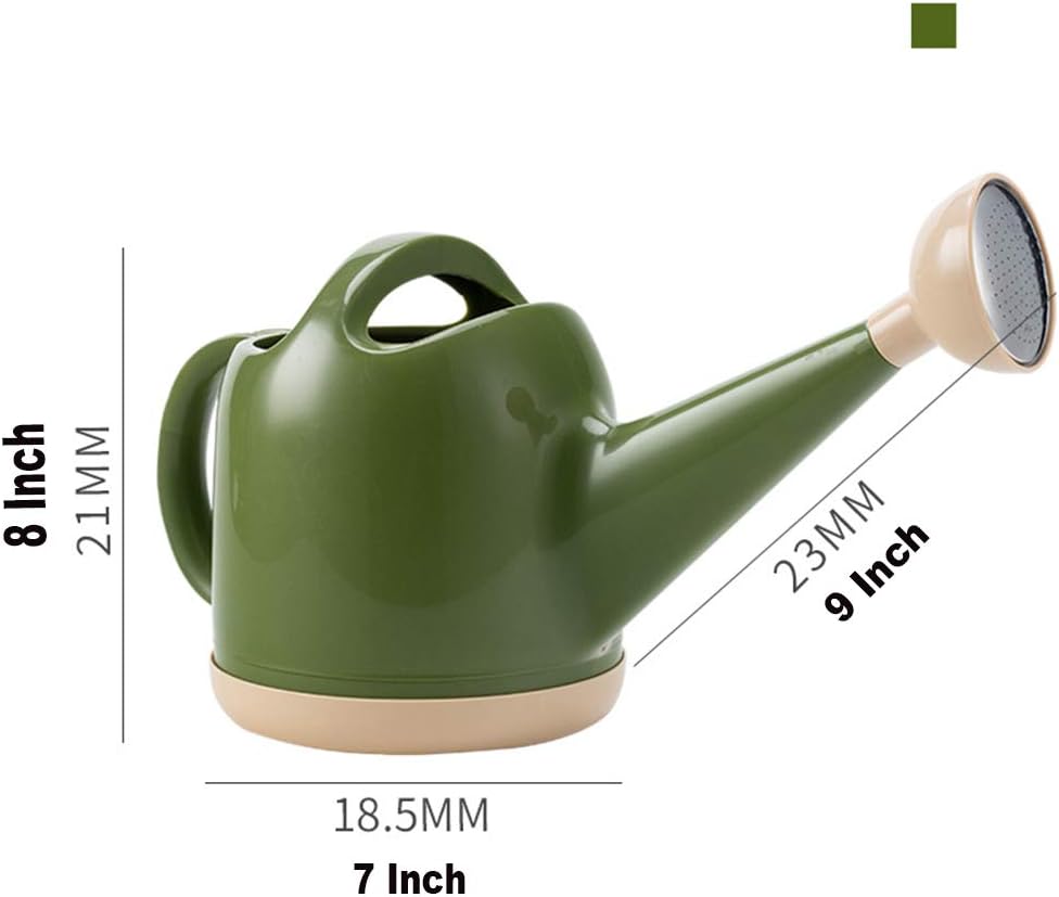 WAQIA Watering Can 1 Gallon with Sprinkler Head, Plant Watering Can for Indoor Outdoor House Plant, Plastic, Long Spout : Garden & Outdoor