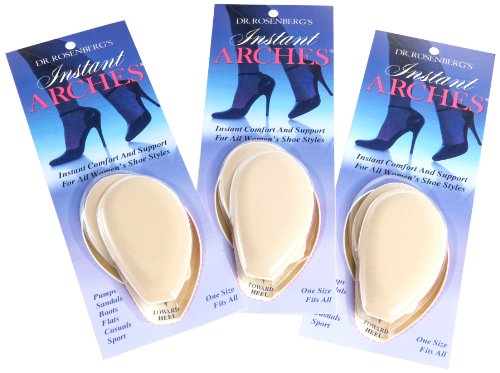 Instant Arches Women's WTTIA 3 Pack Instant Arches,Tan,one size