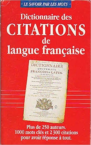 Dictionnaire Des Citations De Langue Francaise Pdf Telecharger