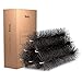 Kenley Gutter Brush Leaf Guard 15 ft. - Catches Leaves & Prevents Clogging - Clear Downspouts & Drains - 5 inch Screen Cover Guards Whiskers for Gutters - UV-Protected, Steel Wire, Connection System