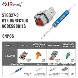 JRready ST6327-3 3 Pin Deutsch DT Gray