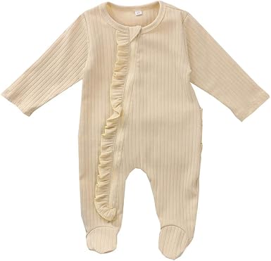 newborn ruffle sleeper