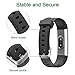 Letsfit Fitness Tracker with Heart Rate Monitor, Slim Activity Tracker Watch, Pedometer Watch, Sleep Monitor, Step Counter, Calorie Counter, Waterproof Smart Band for Kids (Replacement Bands-5 colors)