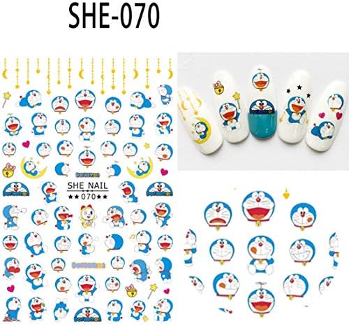15 Sheets with Different Pattern Water Transfer DIY Nail Art Decals Stickers with Animal Cartoon and Different Patterns for Women and Kids