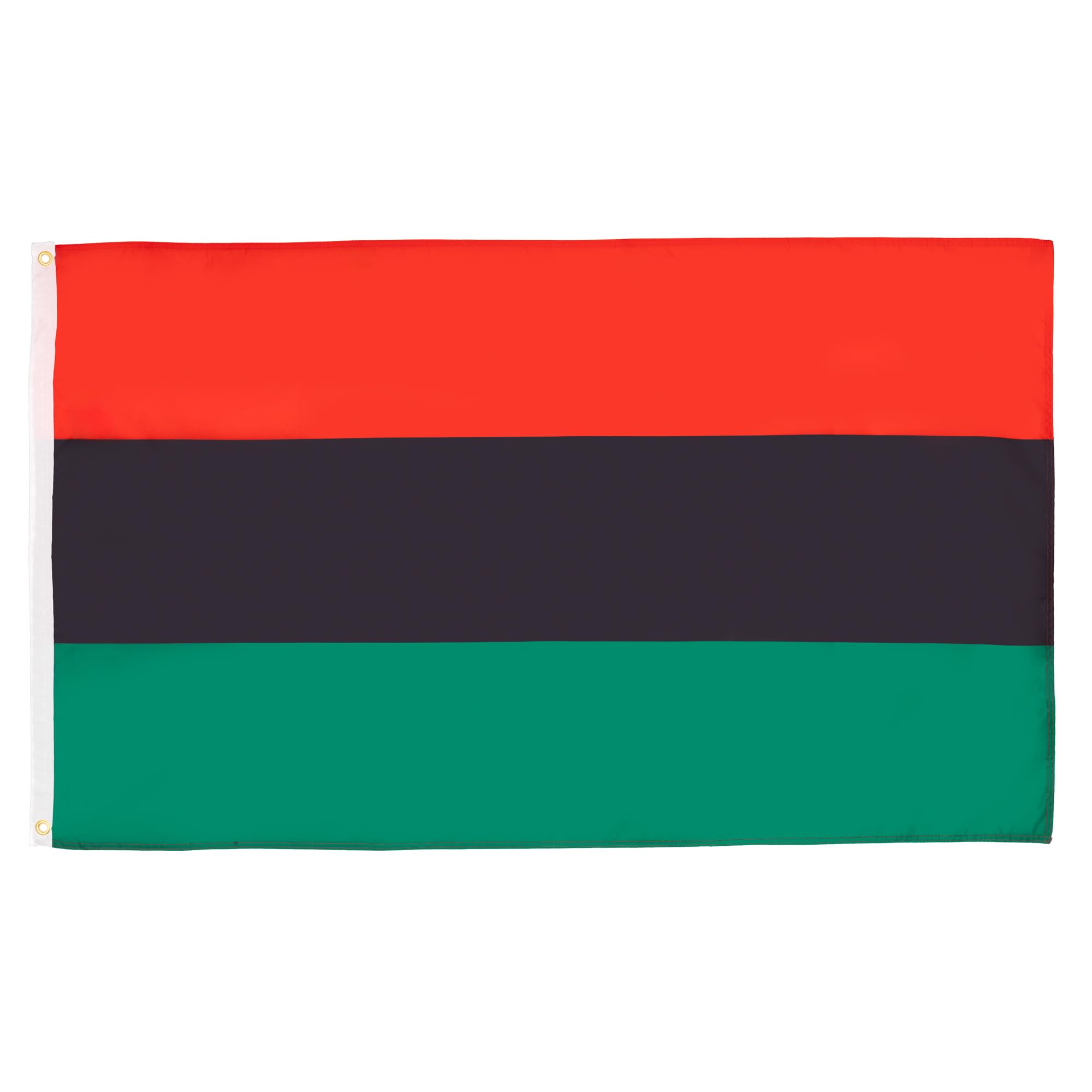 AZ FLAG - Pan African Flag - 3x5 Ft - 100D Polyester Afro American Banner with Two Metal Grommets - Fade Resistant - Vivid Colors - 3' x 5' Feet - 150x90 Cm