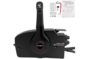 POWEROB TEC Marine Throttle Control Box 881170A20 for Side mounting of Mercury Outboard 8PIN Pull to Open 20FT