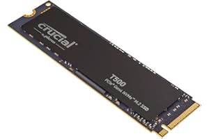 Crucial T500 500GB Gen4 NVMe M.2 Internal Gaming SSD, Up to 7200MB/s, Laptop & Desktop Compatible + 1mo Adobe CC All Apps - CT500T500SSD8