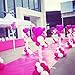 NW 1776 120cm Balloon column base/stick/plastic poles+10pcs Balloon Rings Balloon arch Wedding decorations Event party supplies Garden decorations (white)