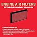 Champion CAP4309 Engine Air Filter
