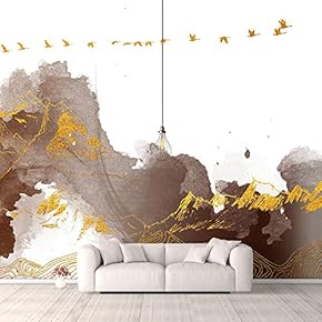 Wall Murals for Bedroom Traditional Chinese Landscape View Large Removable Wallpaper Peel and Stick Wall Stickers - 66x96 inches