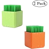 Silicone Laundry Brush Scrub Multi-use Household Cloth Washing Brush Dual-use Scrubbing Brush for Clothes Underwear Shoes, Plastic Soft Cleaning Tool