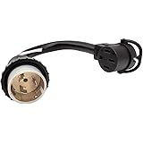 Parkworld 886399 Shore Power 50A to RV & EV Power Adapter Cord NEMA SS2-50P to 14-50R 1.5FT