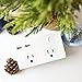 AMALEN ESW15 WiFi Smart Plug, Works with Google Home and Alexa, 15Amps, 1800W, ETL Listed, with Overheat Protection