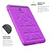 Galaxy Tab S2 9.7 Case - Poetic [Turtle Skin Series]-[Corner/Bumper Protection][Tactile Side Grip][Sound-Amplification][Bottom Air Vents] Protective Silicone Case for Samsung Galaxy Tab S2 9.7 Purple