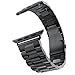 GABONE Apple Watch Band Solid Stainless Steel Metal Apple Watch Strap Unique Polishing Process Business Replacement iWatch Strap for 42mm All Models (Black)