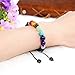 POPSPARK 7 Chakras Braided Rope Bracelet Couple Bracelet