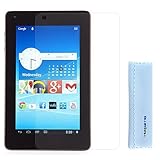 GTMax Premium HD Crystal Clear LCD Screen Protector for Hisense Sero 7 LT (Lite, E270BSA ) - 7 inch Android Tablet with Microfiber Cloth