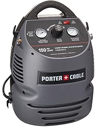 PORTER-CABLE CMB15 150 PSI Compresor totalmente cubierto sin aceite de 1.5 galones.