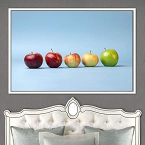 signwin Framed Canvas Wall Art Fruity Citrus Colorful...