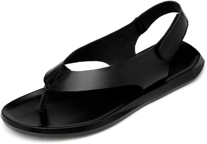 Amazon Luckydays Jp メンズ サンダル ビーサン トングサンダル ぞうり レザー オフィス コンフォート 人気 丈夫 軽量 夏 ファッション シンプル オシャレ リラックス 柔らかい 歩きやすい 防滑 防臭 吸汗 ブラック Luckydays Jp ファッション サンダル