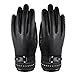 Iuway Womens Touchscreen Texting Gloves Driving Winter Warm Leather Gloves