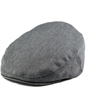 Baby Boy's Hat Grey Herringbone Driver Page Boy Cap
