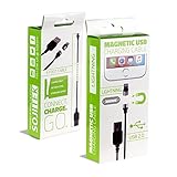 SOJITEK Genuine Detachable Magnetic Charging Charger (No Data Sync, No Fast Charge) 5FT (2A) Cable w/ Apple Lightning Magnetic Connector for iPhone 7, iphone 6 & 6S/iPad Pro, ipad Air 2, mini to USB