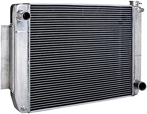 Maxx PowerChevy Style Tri Flow Aluminum Radiator 26 Inch 3 Pass Cooling