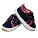 Kuner Baby Boys and Girls Cotton Rubber Sloe Outdoor Sneaker First Walkers Shoes (13.5cm(12-18months), Blue-2)