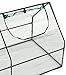 OGrow Ultra Deluxe Compact Outdoor Seed Starter Greenhouse Cloche, Clear