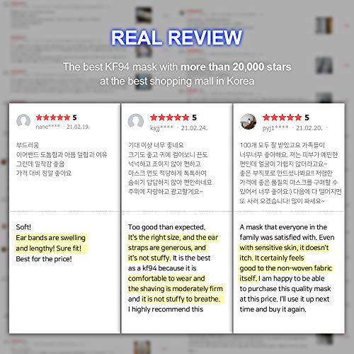 [KF94 Certified] HANMAUM 3D Face Safety Mask for Adult Protection from