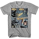 Darth Vader Luke Skywalker I Am Your Father Comic Strip Mens Adult Graphic Tee T-Shirt Apparel (Small)