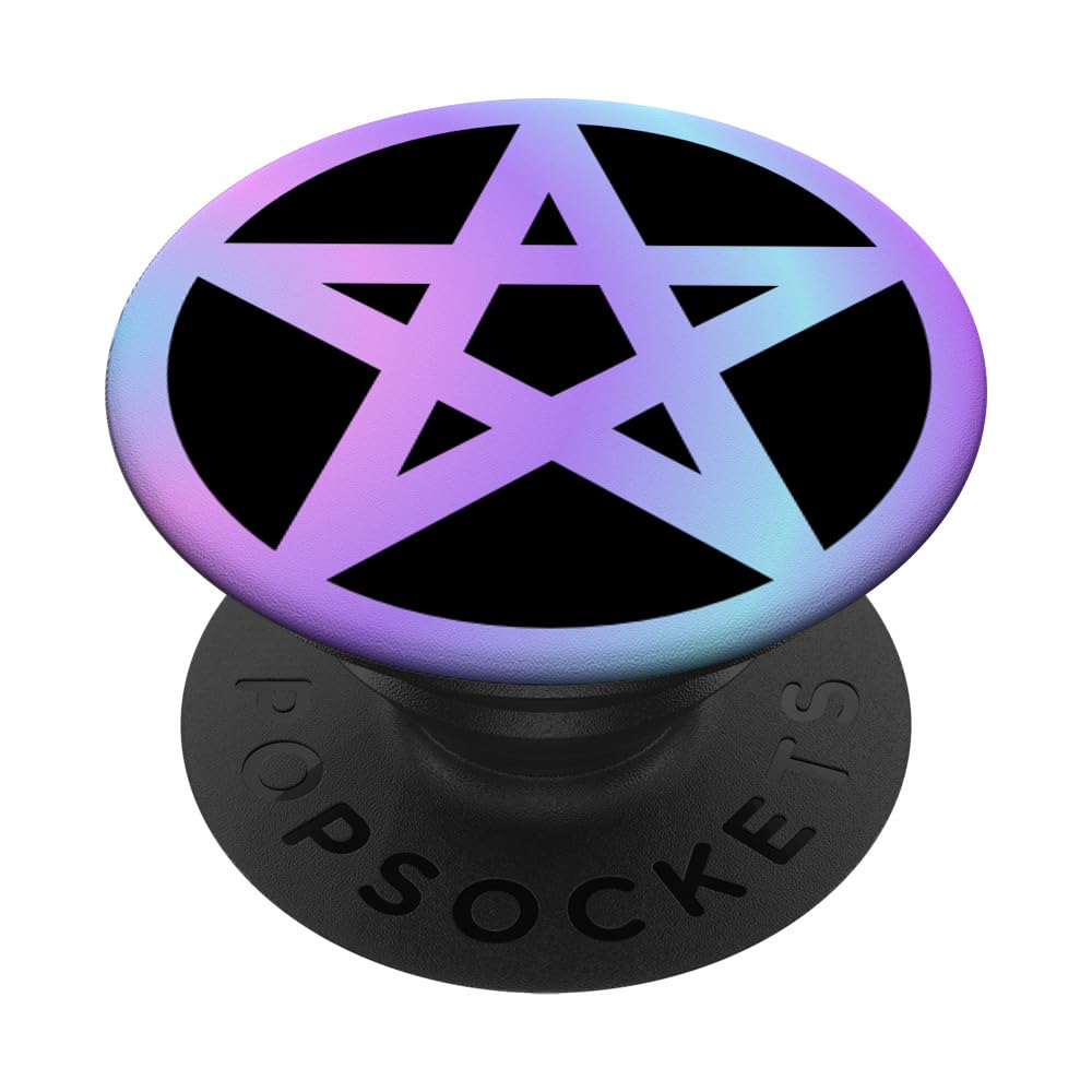 PopSockets Vaporwave Pentagram Pastel Goth Kawaii PopSockets Swappable PopGrip