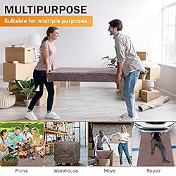 12 Textile Moving Packing Blankets - 54 x 74 Inches