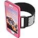 I BLASON LLC iPhone 7 Plus Armband, iPhone 8 Plus Armband, SUPCASE Easy Fitting Sport Running Armband Case with Premium Flexible Case Combo for Apple iPhone 7 Plus 2016 / iPhone 8 Plus 2017 (Pink)