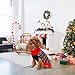 BINGPET Dog Ugly Christmas Sweater Classic Xmas Turtleneck Knitwear with Penguin Pattern, Pet Holiday Sweater Coat Winter Warm Cloth