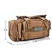 BLISSWILL Fishing Tackle Bags Waist Fishing Bag Water-Resistant Fishing Gear Storage Bag Fly Fishing Bag Durable Handbag Bags for Fishing (Khaki)