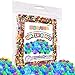 MKOAWA Water Beads Rainbow Mix (50000 beads) 12 Color 9.5 Ounces for Orbeez Spa Refill,Kids Tactile Sensory Toys and Décor