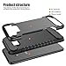 SKYLMW Galaxy S8 Case,Samsung Galaxy S8 Case, Impact Resistant Shock-Absorption Case,Dual Layer Armor Full-Body Protective Case for Samsung Galaxy S8 Black
