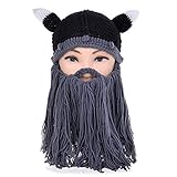 Vbiger Windproof Warm Knitted Beanie Hat Cap