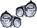 Mercedes Benz E Class 00 01 02 Projector Chrome Head Light Pair 210 820 38 37 61